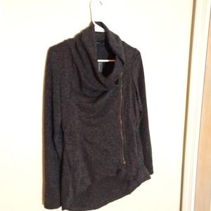 Dark Grey Side Zip Jacket